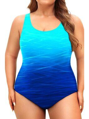 Plus Size One Piece Bathing Suit for Women - Tummy Control Swimwear, Stylish Fit